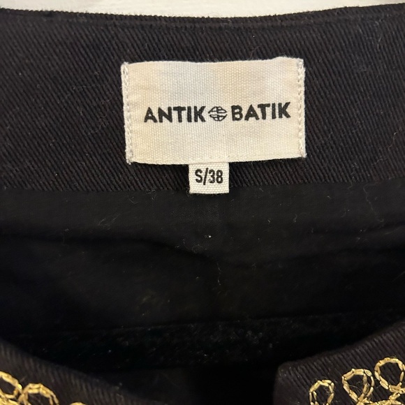 Antik Batik Oriane Gilet gold embroidered Vest - Picture 5 of 11